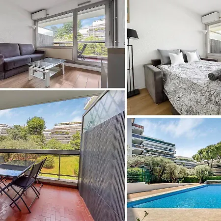 4 Pers Piscine A Pied ז'ואן-לה-פינס